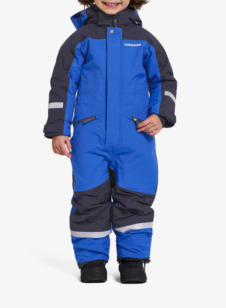 Costumul pentru copii Didriksons Neptun Coverall 3 - caribbean blue