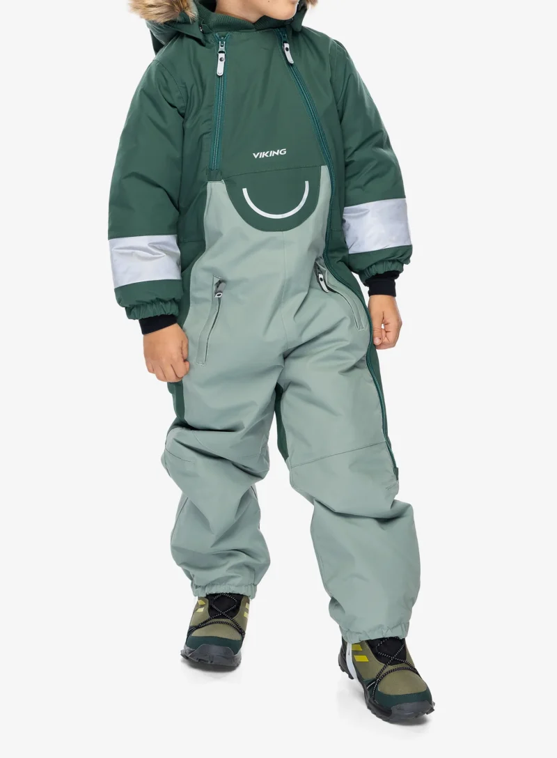 Costumul pentru copii Viking Footwear Alv Winter Playsuit - green