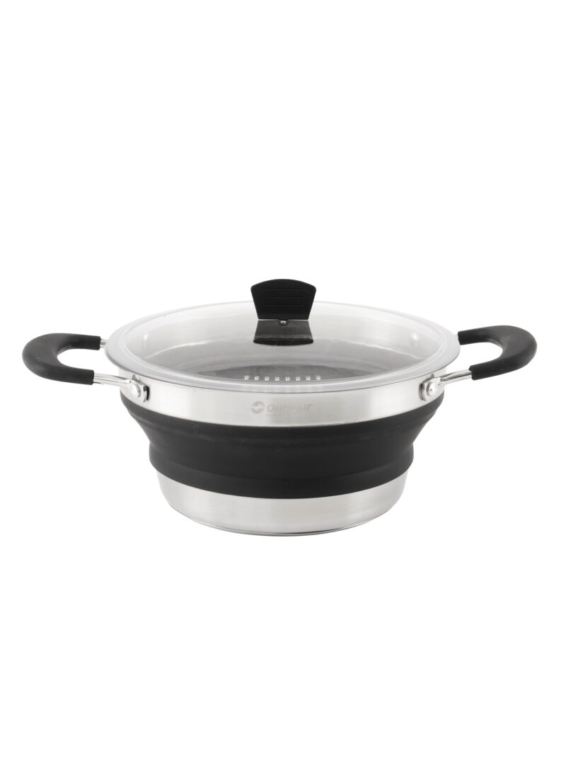 Cratita de voiaj Outwell Collaps Pot M - black