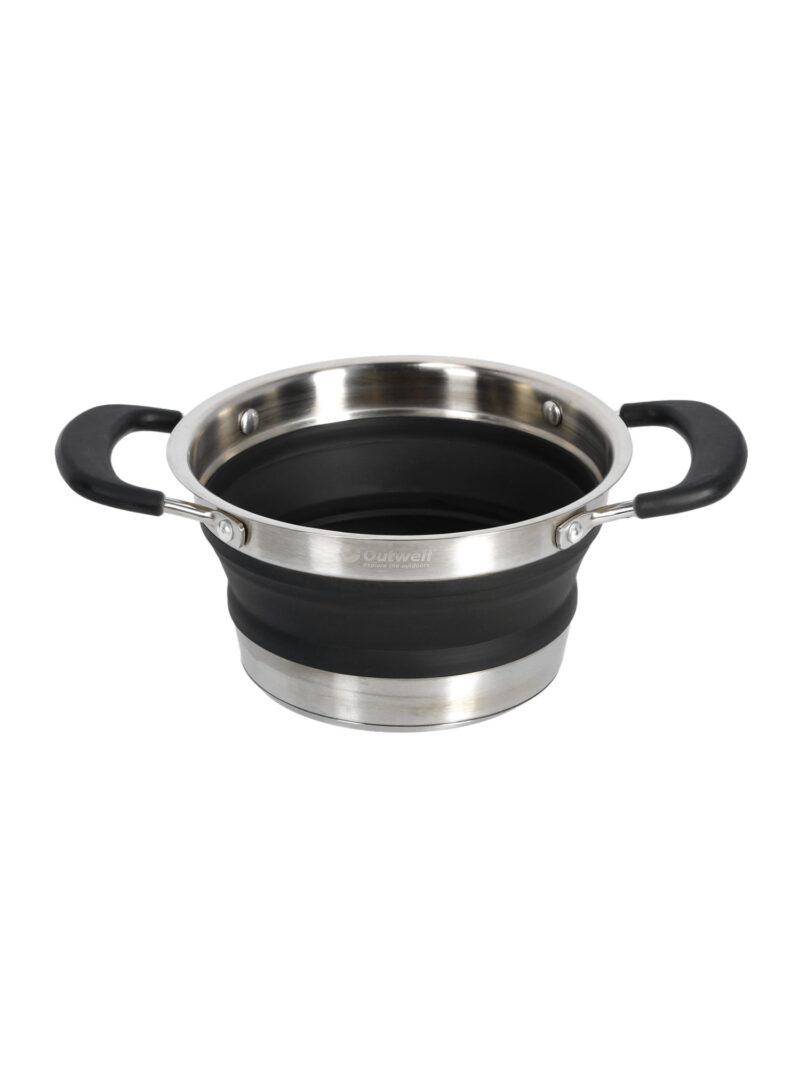 Cratita de voiaj Outwell Collaps Pot S - black preţ