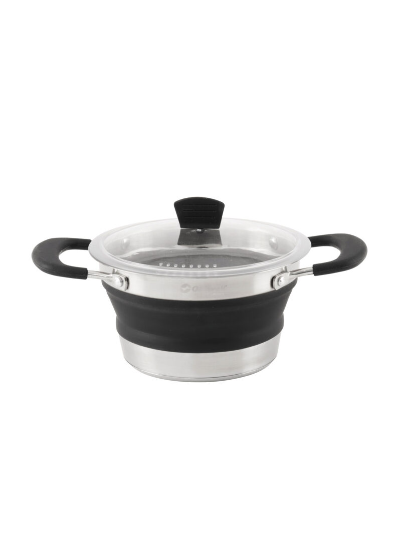 Cratita de voiaj Outwell Collaps Pot S - black