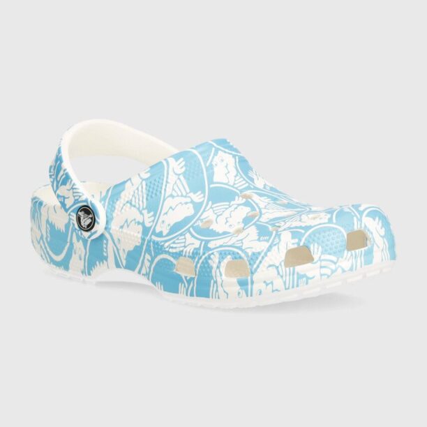 Crocs papuci Classic Duke Print Clog femei