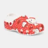 Crocs papuci Classic Hello Kitty Red Clog femei