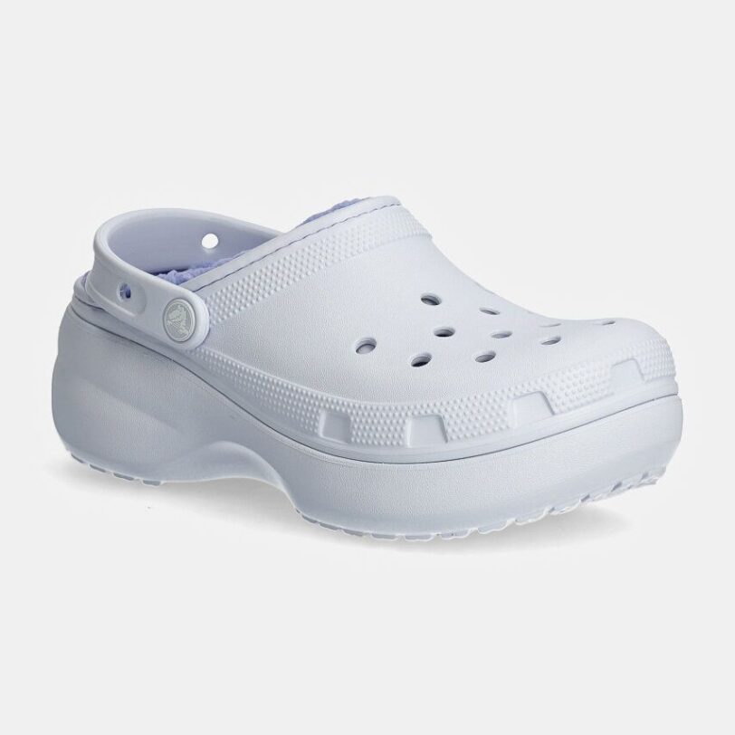 Crocs papuci Classic Platform Lined Clog W femei