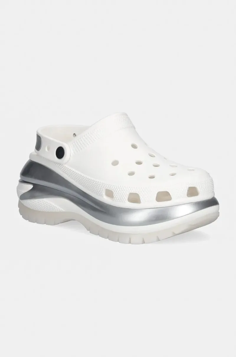 Crocs papuci Mega Crush Metallic Clog femei