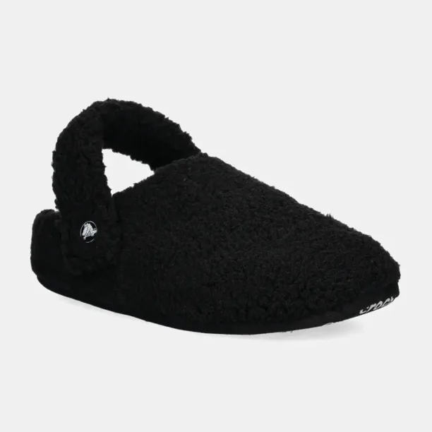 Crocs papuci de casa Classic Cozzy Slipper culoarea negru