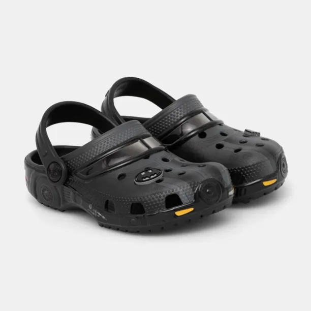 Crocs slapi copii CLASSIC BATMAN BATMOBILE CLOG culoarea negru