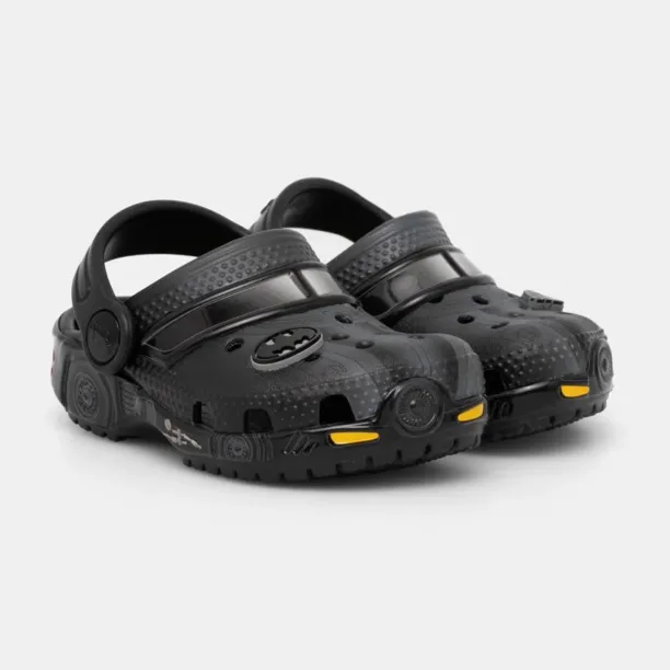 Crocs slapi copii CLASSIC BATMOBILE CLOG culoarea negru