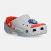 Crocs slapi copii CLASSIC ROCKET SHIP CLOG culoarea gri