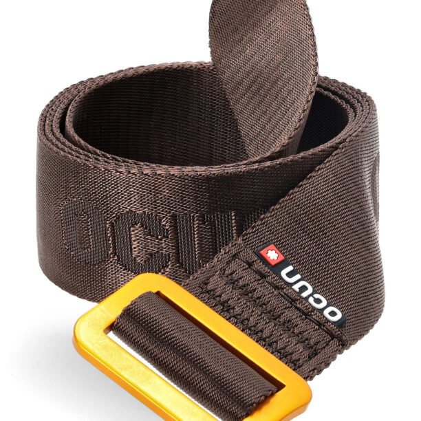 Curea pantaloni Ocun Belt 44 mm - brown/gold preţ