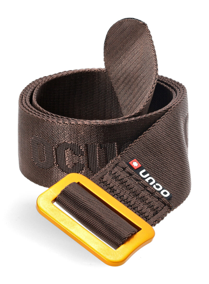 Curea pantaloni Ocun Belt 44 mm - brown/gold preţ