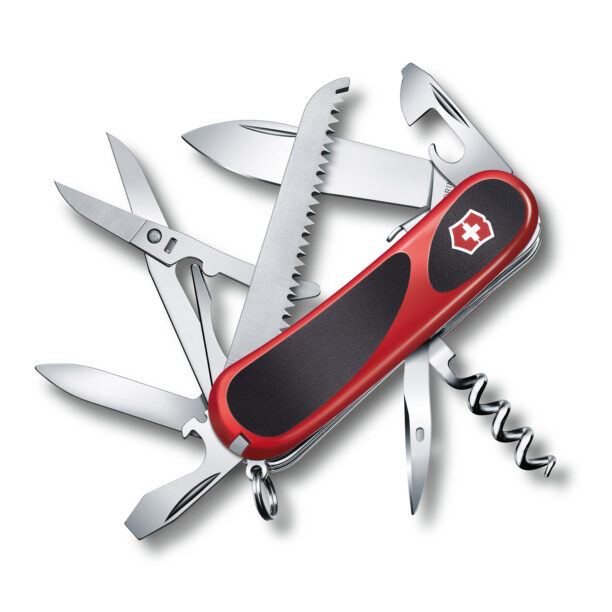 Cuțit de buzunar Victorinox Evolution S17 Grip - black/red