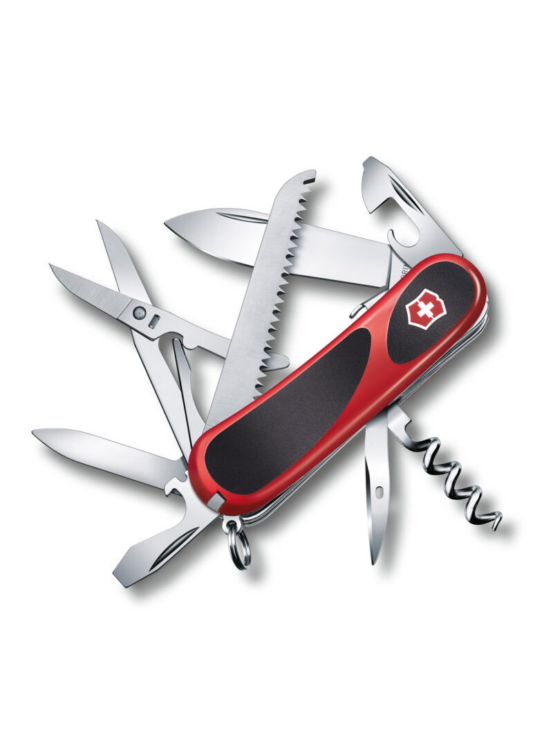 Cuțit de buzunar Victorinox Evolution S17 Grip - black/red