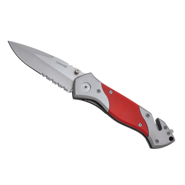 Cuțit de voiaj Baladeo Rescue Security Knife - red