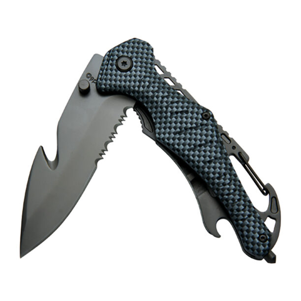 Original Cuțit de voiaj Baladeo Security Knife Emergency - carbon fiber