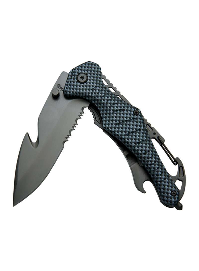 Original Cuțit de voiaj Baladeo Security Knife Emergency - carbon fiber