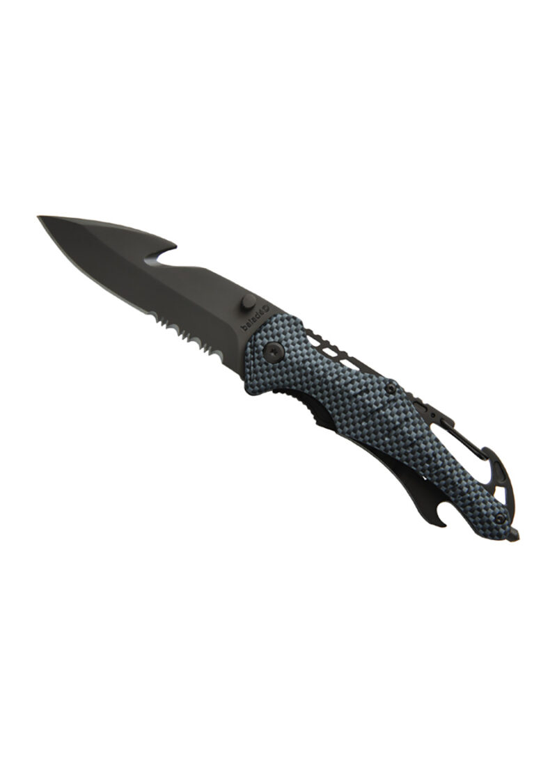 Cuțit de voiaj Baladeo Security Knife Emergency - carbon fiber