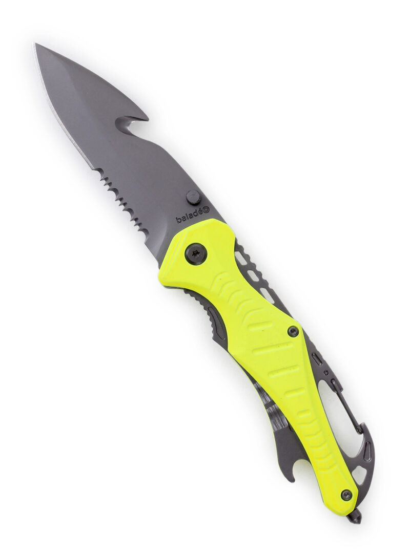 Cuțit de voiaj Baladeo Security Knife Emergency - yellow