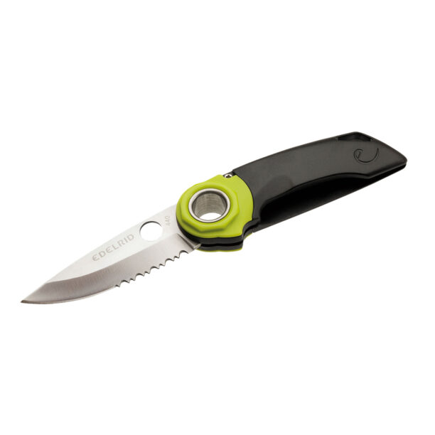 Cuțit de voiaj Edelrid Rope Tooth Einhandmesser - night/oasis