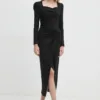 DIANE VON FURSTENBERG rochie culoarea negru