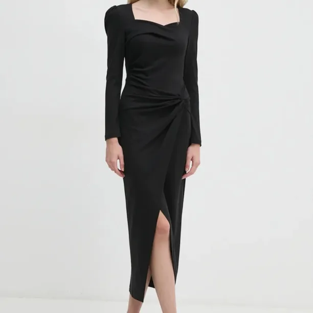 DIANE VON FURSTENBERG rochie culoarea negru