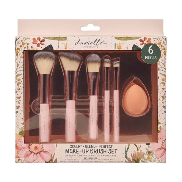 Danielle Beauty set de pensule de machiaj 6-pack