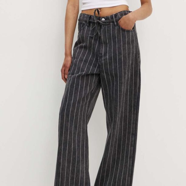 Day Birger et Mikkelsen jeansi Elijah - Denim Stripes femei high waist