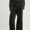 Day Birger et Mikkelsen pantaloni de catifea cord Jade - Contemporary Corduroy Washed culoarea negru