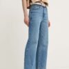 Desigual jeansi BERYL femei high waist