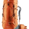 Deuter rucsac Aircontact Lite 40 + 10 culoarea portocaliu