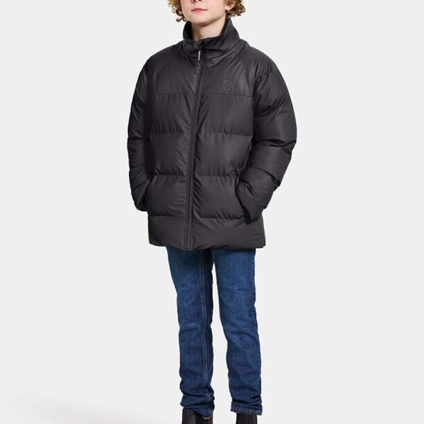 Didriksons geaca copii MEGA KIDS JKT culoarea negru