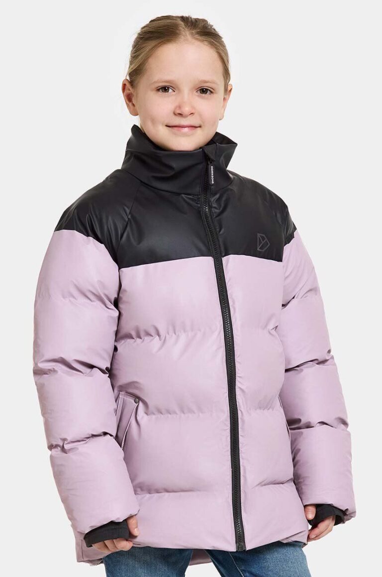 Didriksons geaca copii MEGA KIDS JKT culoarea violet