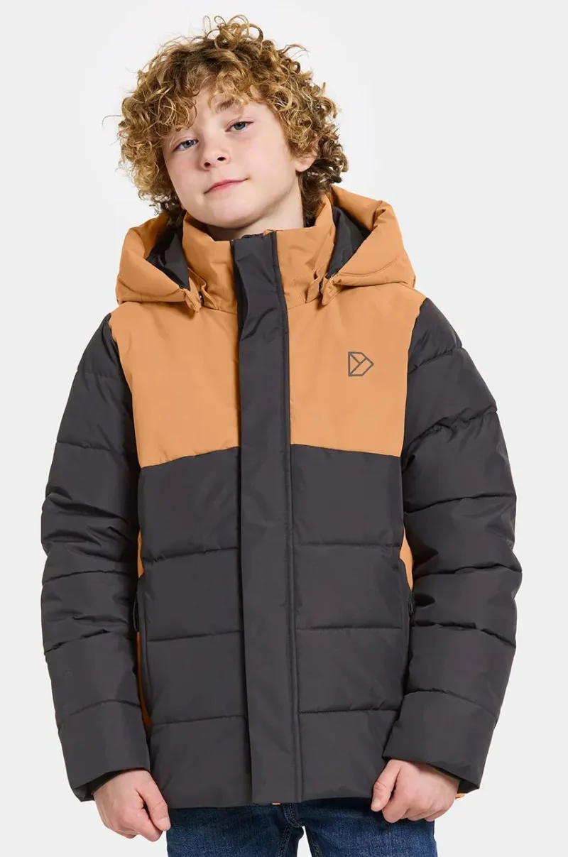 Didriksons geaca copii RYOLIT KIDS JACKET culoarea bej