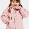 Didriksons geaca copii TALVI KIDS JKT culoarea roz