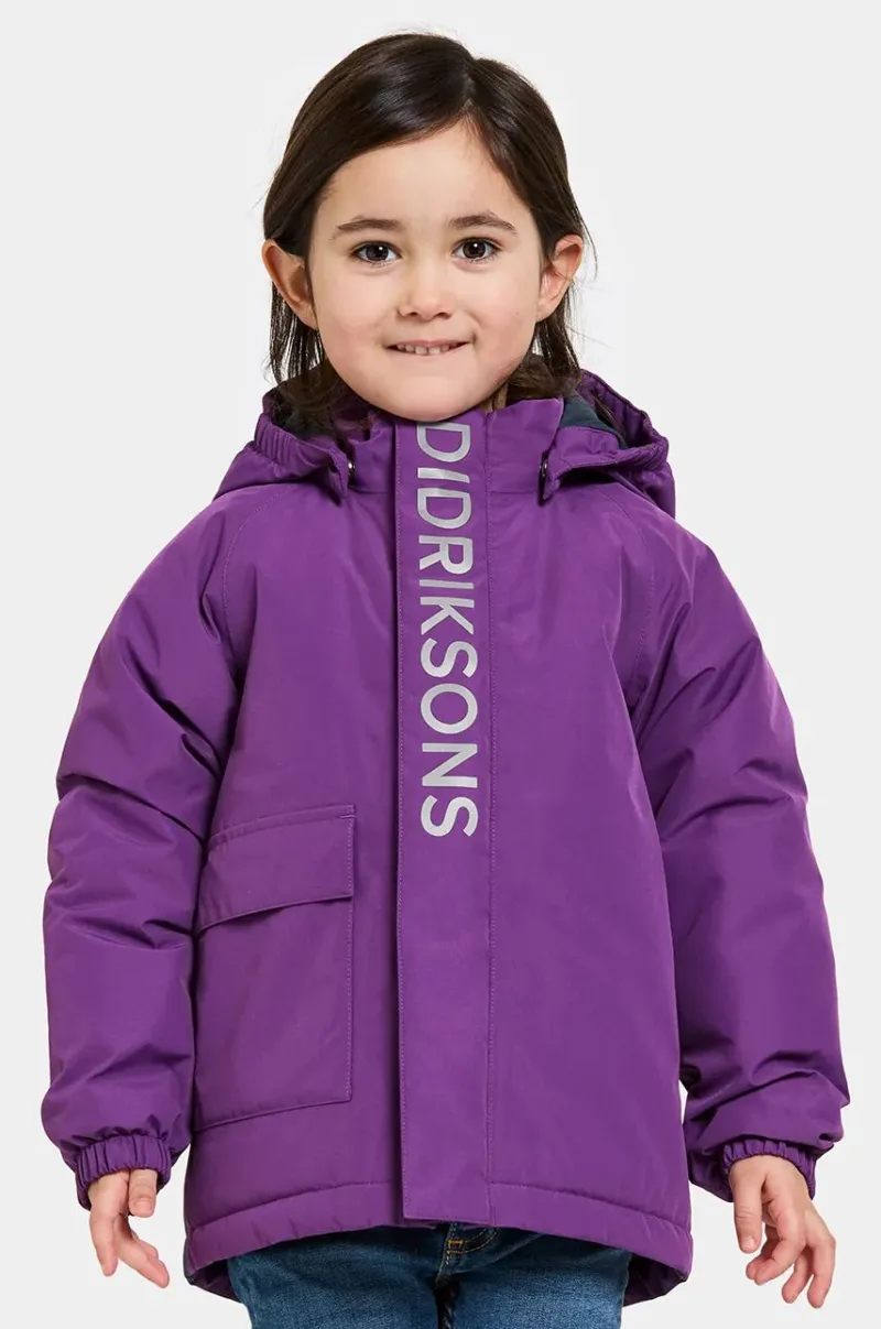 Didriksons geaca copii TALVI KIDS JKT culoarea violet