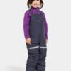 Didriksons pantaloni de schi pentru copii BJÄRVEN K BIB PANT culoarea albastru marin