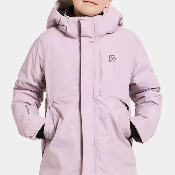 Didriksons parka pentru copii PORFYR KIDS PARKA culoarea violet