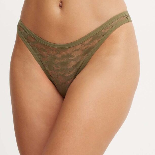 Diesel chiloti brazilieni UFPN-D-OVAL-PUNCHY-BRIEF culoarea verde