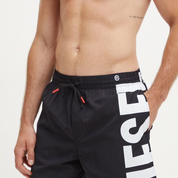 Diesel pantaloni scurti de baie BMBX-RIO-41 culoarea negru