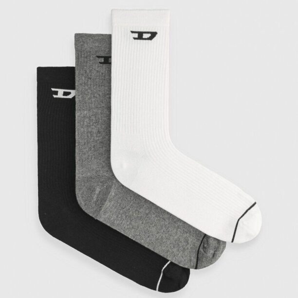 Diesel sosete SKM-D-CREW-LIGHT-SOCKS 3-pack barbati