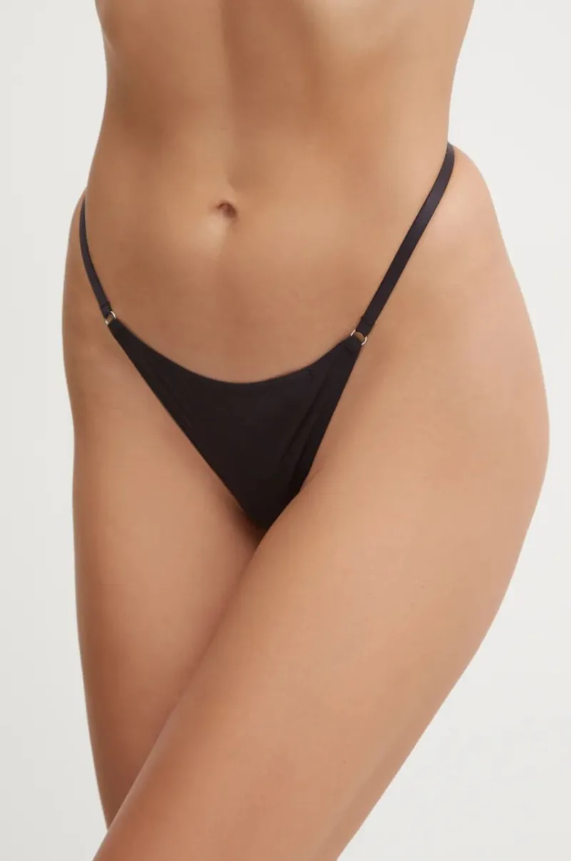 Diesel tanga UFST-OVAL-D-STRING culoarea negru