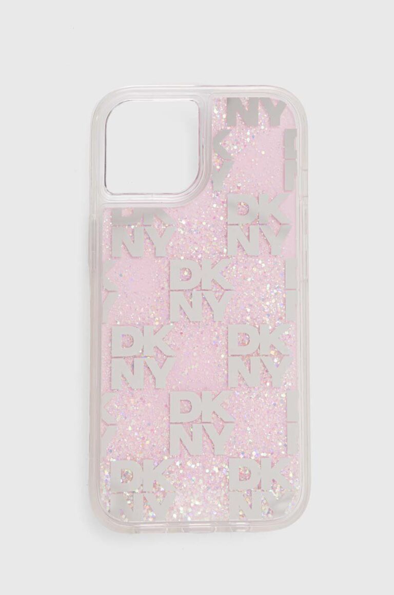 Dkny Husă pentru telefon iPhone 15 / 14 / 13 culoarea roz