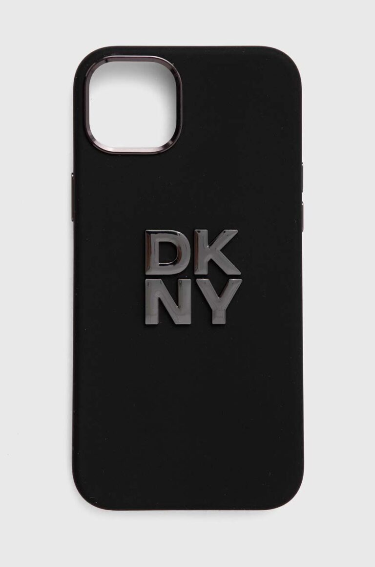 Dkny Husă pentru telefon iPhone 15 Plus / 14 Plus culoarea negru