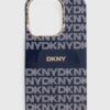 Dkny Husă pentru telefon iPhone 15 Pro 6.1 culoarea albastru marin