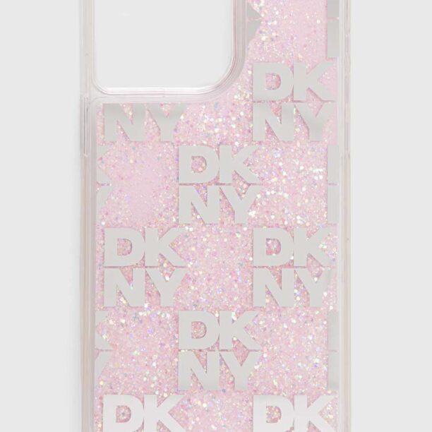 Dkny Husă pentru telefon iPhone 15 Pro Max culoarea roz