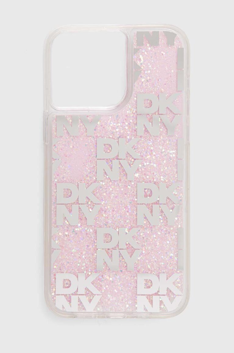 Dkny Husă pentru telefon iPhone 15 Pro Max culoarea roz