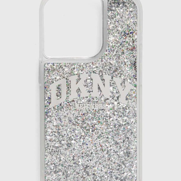 Dkny Husă pentru telefon iPhone 15 Pro culoarea negru