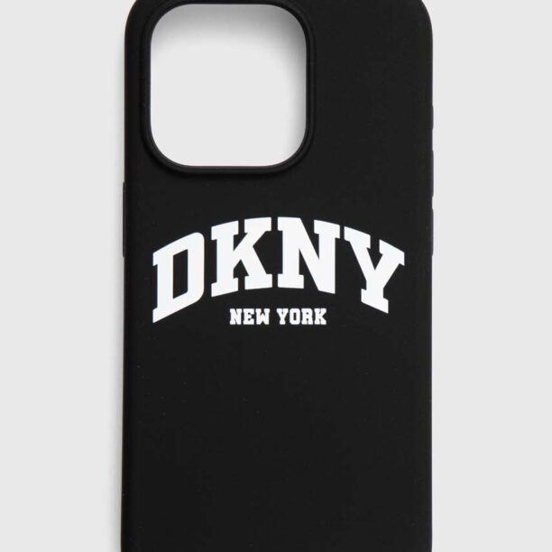 Dkny Husă pentru telefon iPhone 15 Pro culoarea negru