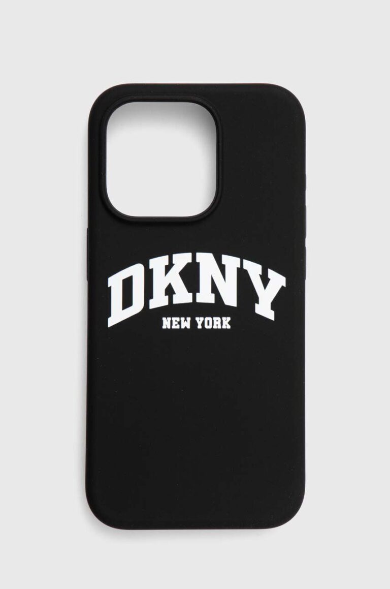 Dkny Husă pentru telefon iPhone 15 Pro culoarea negru