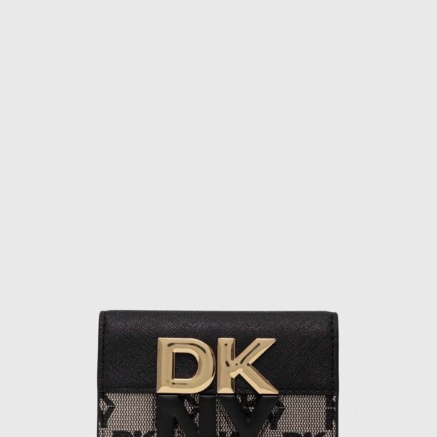 Dkny carcasa cardului culoarea negru